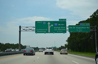 I-95 north at I-295 - Jacksonville, FL - 2013