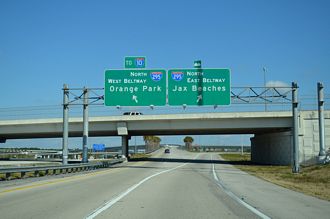 I-95 north at I-295 - Jacksonville, FL - 2013