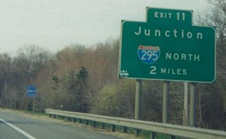 I-95 north at I-295 - 2001