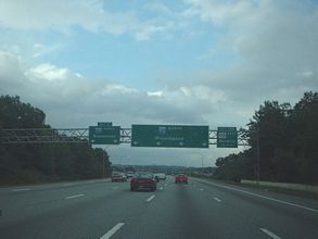 I-95 north at I-295 - 2001