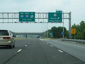I-95 north at Route 31 - Ewing Twp, NJ