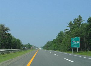 I-95/Maine Tpk north at Route 9 - West Gardiner