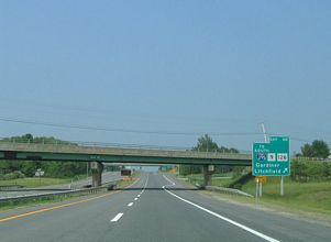 I-95/Maine Tpk north at Route 9 - West Gardiner
