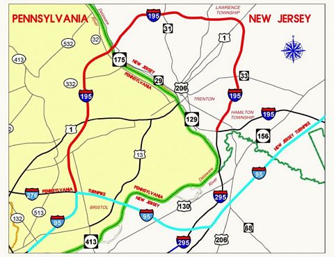 2013 Trenton Renumbering Map