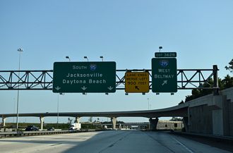 I-95 south at I-295 - Northside, Jacksonville, FL