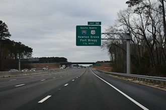 1.25 miles ahead of I-295 south and US 13 north on I-95 southbound