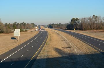 NC 295 north of Parkton Road near Parkton.