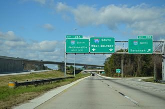 I-295 / East Beltway north at I-95 - 2013