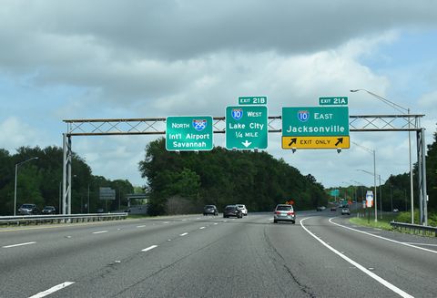 I-295 north at I-10 - Jacksonville, FL