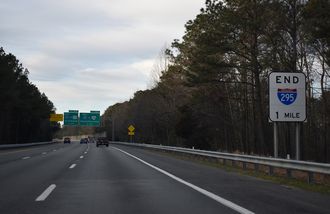 I-295 north at I-64 - Short Pump, VA