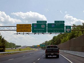 I-295 north at I-64 - 2009