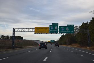 I-295 north at I-64 - Short Pump, VA