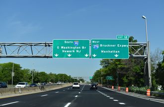 I-295 north at I-95/278 - Bronx, NY
