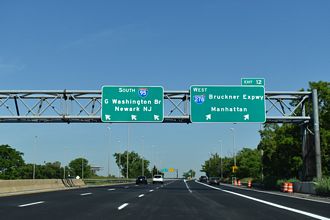 I-295 north at I-95/278 - Bronx, NY