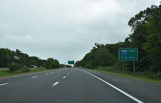 I-295 north at I-95 - Attleboro, MA