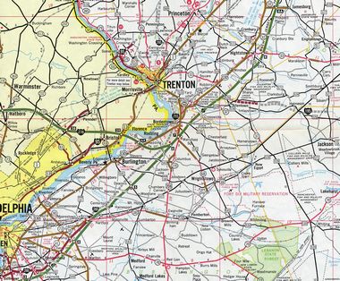 South Jersey - 1969 Map