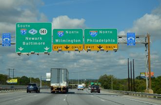 I-295 south at I-495 - 2014