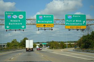 I-295 south at I-495 - 2014