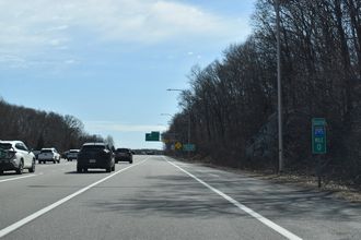 I-295 south at I-95 - Warwick, RI