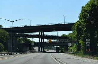 I-295 south at NY 25 - Queens