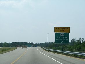 I-295 south at US 401 - 2007
