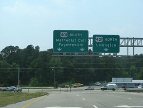 I-295 south at US 401 - 2007
