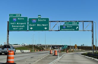 I-295 / West Beltway north at I-95 - Jacksonville, FL
