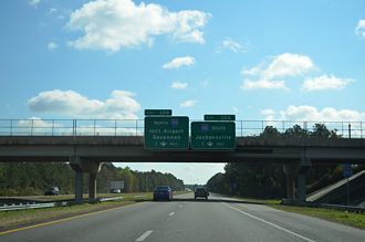 I-295 / West Beltway north at I-95 - 2013