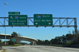I-295 / West Beltway north at I-95 - Jacksonville, FL