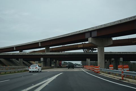 All American Freeway north at NC 295 - Fayetteville