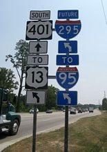 US 401 south at I-295 - 2007