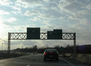 I-96 west at I-296/US 131 in 2009