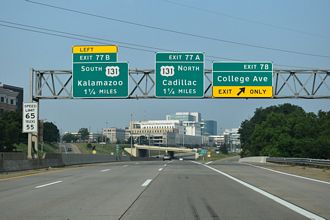 I-196 West 1.25 miles from I-296/US 131 in Grand Rapids, MI
