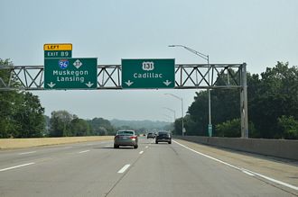 I-296/US 131 North advance to I-96/M-37 in Walker, MI