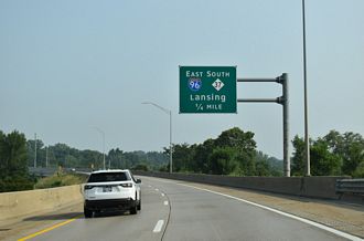 I-296 Connector North at I-96/M-37 in Walker, MI