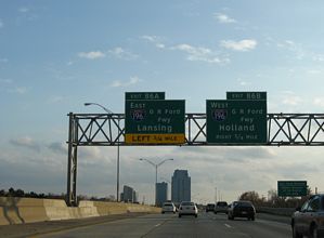 I-296/US 131 south at I-196 - Grand Rapids, MI