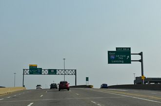 US 131 North at I-196 East to Lansing, MI