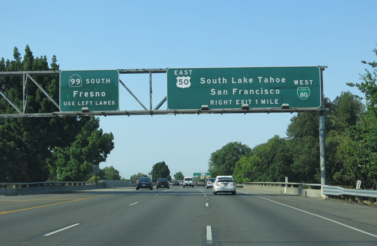 Business Loop I-80 west at US 50/I-305