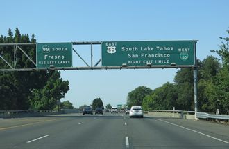 Business Loop I-80 west at US 50/I-305
