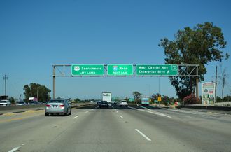I-80 east at I-305/US 50