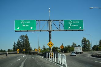 I-305/US 50 east at California 99
