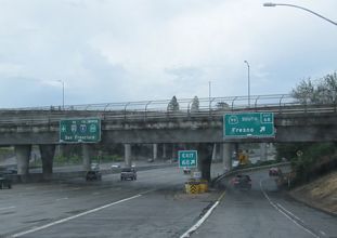 US 50 west at I-305/Business Loop I-80
