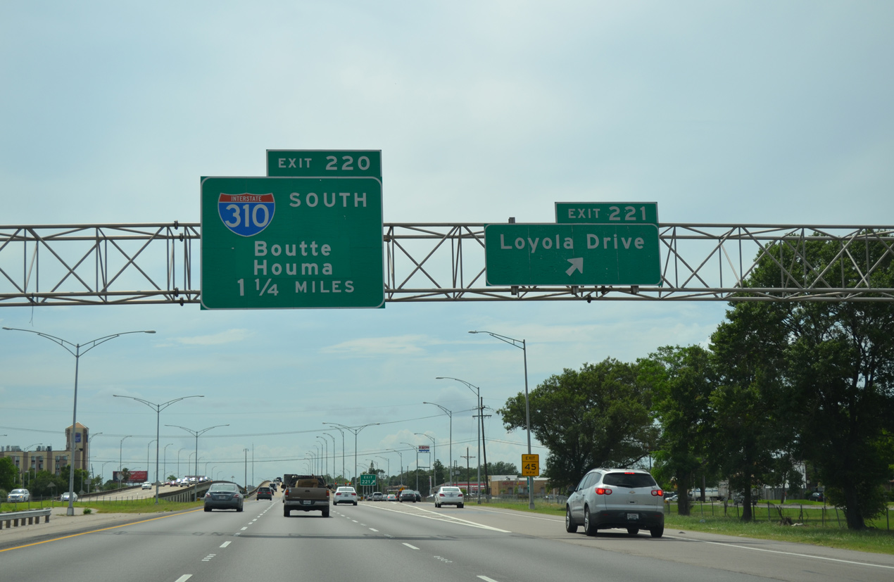I-310 west at I-10 - Kenner, LA