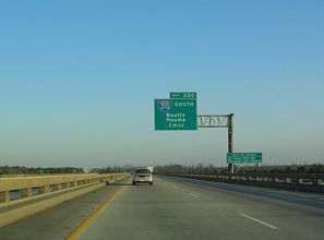 I-10 east at I-310 - St. Charles Parish, LA