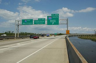 I-10 east at I-310 - St. Charles Parish, LA
