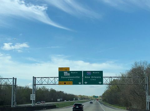 I-310/LA 3127 north split