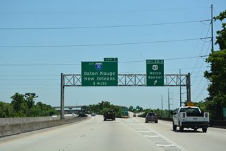 I-310 north at I-10 - St. Charles Parish, LA