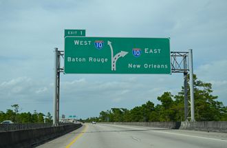 I-310 north at I-10 - 2015