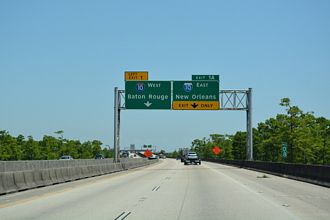 I-310 north at I-10 - St. Charles Parish, LA