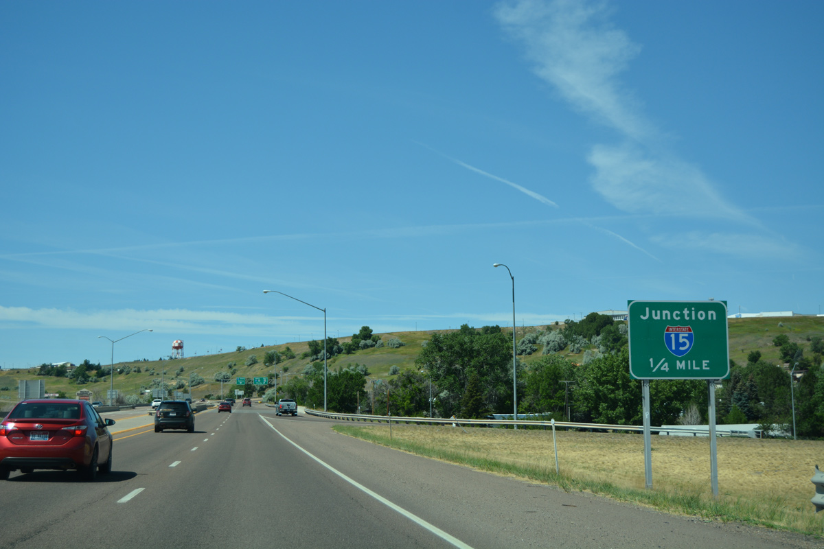 I-315/US 89/MT 3-200 west at I-15 - Great Falls
